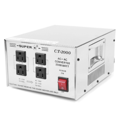 Super CT-2000/SUS 2000W Step Down Stainless Steel Transformer | YOHO