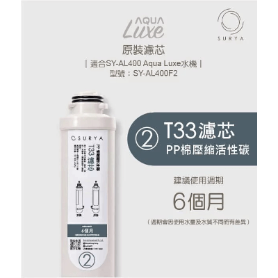 Surya SY-AL400F2 No. 2 filter element-new composite activated carbon ...