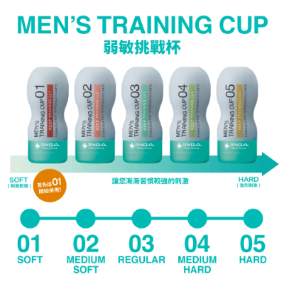 TENGA Men's Training Hypoallergenic Challenge Cup for Premature