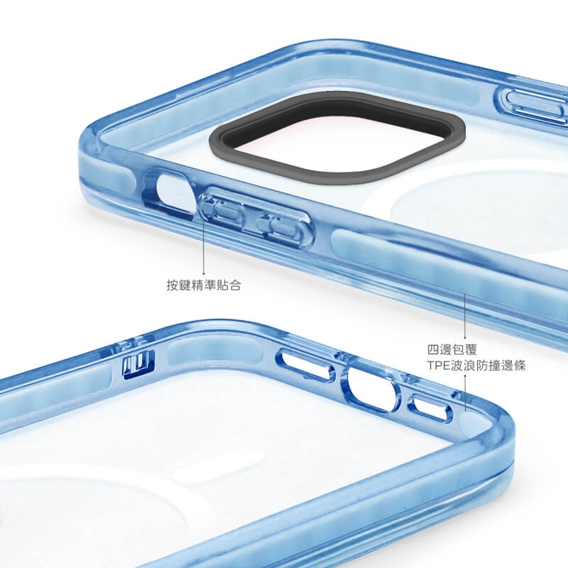iPhone 15 Premium系列 磁吸款保護殼 iPhone 15 Pro Max  Blue