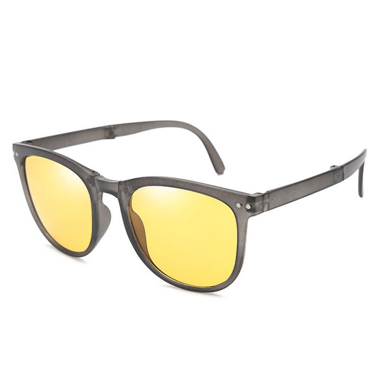 Eye Protection Lightweight Foldable Sunglasses Amber