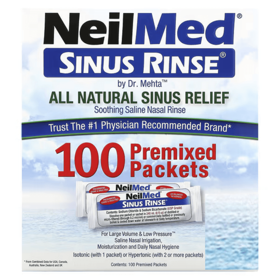 NeilMed - Sinus Rinse Premixed Packets Refill 100 Packs