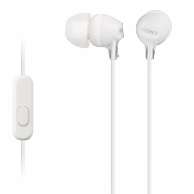 索尼 Sony MDR EX15AP 入耳式立體聲耳機 白色 MDR-EX15APWZE 香港行貨