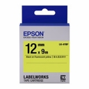 EPSON LK-4YBF 標籤帶 黃底黑字 12mm 香港行貨
