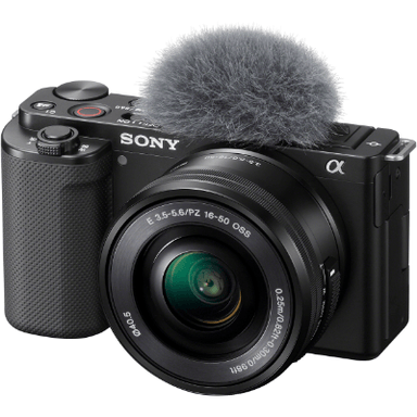 Sony 索尼 ZV-E10L 可換鏡頭影像網誌相機 連16-50mm鏡頭套裝 黑色 ZV-E10L/BQ AP2 香港行貨