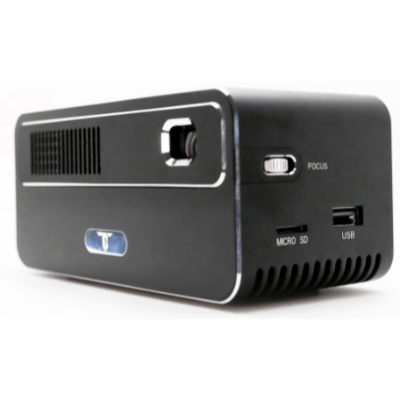 Texas Sonic HDP400+ 1080P Portable Projector (400 Ansl Lumens, Built-in 7000mAh Battery)