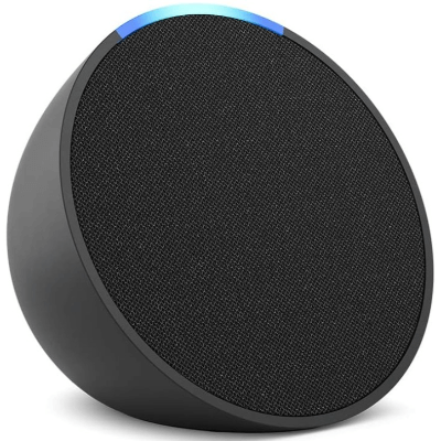 Amazon Echo Pop Smart BT Speaker with Alexa - Charcoal