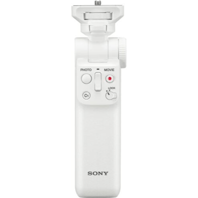 Sony Bluetooth Shooting Grip (With Mini Tripod, Wireless Remote) - White GP-VPT2BT/WCSYU
