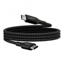 Belkin BoostCharge Braided USB-C To USB-C 240W Cable 1M Black CAB015bt1MBK