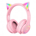 ONIKUMA Cat Ear RGB Lighting Bluetooth 5.0 Headset - Pink B90-PK-RGB