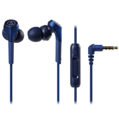 Audio Technica CKS550XIS Inner-Ear Headsets - Blue 204-11-00638-1