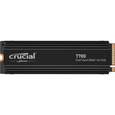Crucial T700 2TB M.2 PCIe Gen5 NVMe SSD (with Heatsink) CT2000T700SSD5
