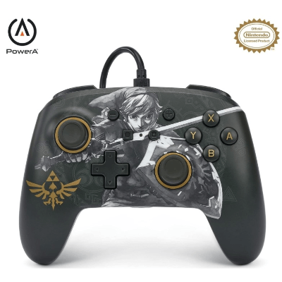 Power A Enhanced Wired Controller for Nintendo Switch - Battle-Ready Link NSGP0091-01