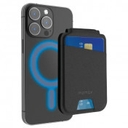 Momax 1-Wallet Magnetic Card Holder with Stand SR29 - Black SR29D