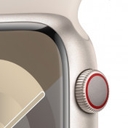 Apple Watch Series 9 GPS + Cellular 45mm Starlight Aluminium Case Smart Watch with Starlight Sport Band - M/L MRP23ZA/A