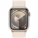 Apple Watch Series 9 GPS 41mm Starlight Aluminium Case Smart Watch with Starlight Sport Loop MR8V3ZP/A