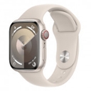 Apple Watch Series 9 GPS + Cellular 41mm Starlight Aluminium Case Smart Watch with Starlight Sport Band - S/M MRJE3ZA/A
