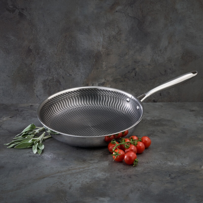 Pattern Long Pan diseno – 28cm 3PLY S Pattern Non-Stick Pan | YOHO