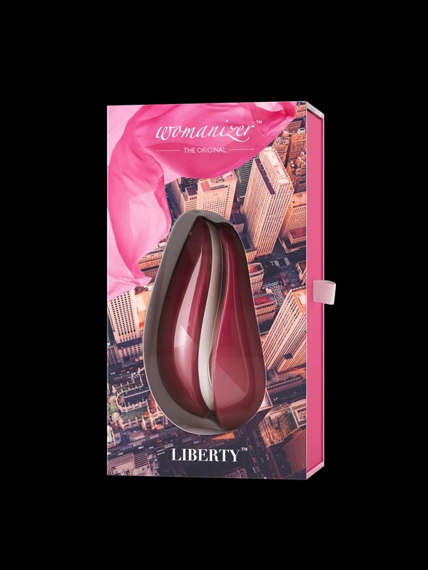 Womanizer Red WOMANIZER Liberty Lightweight Air Suction Clitoral Stimulator - Red ...
