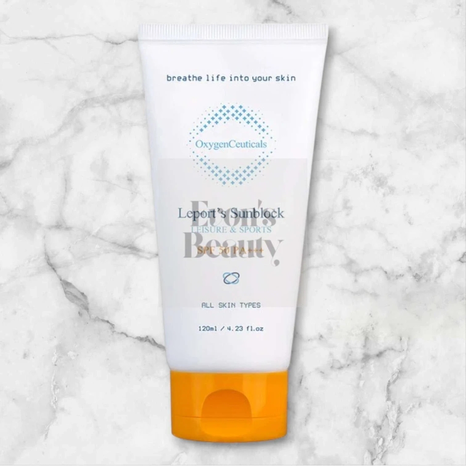 O2 Sunscreen Oxygen Ceuticals 正品正貨 新店優惠 韓國 氧麗可絲 防曬隔離霜 Leports Sunblock SPF 50 ...