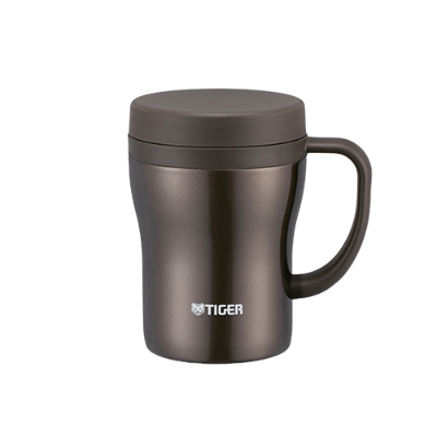 Tiger CWN-A360 Stainless Steel Thermal Mug with Tea Infuser 0.36L - Brown