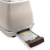 Delonghi 2103.BG Vintage Icona 2 Slice Toaster - Beige