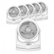 IRIS OHYAMA PCF-HD15 Air Circulation Fan x 6pcs - White