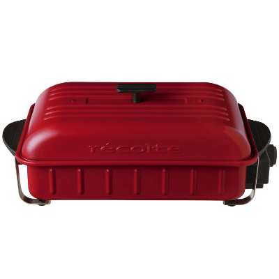 récolte Home BBQ RBQ-1(R) Multi Functional Hot Plate - Red