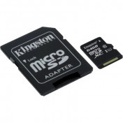 Kingston MicroSDXC Read : 80MB/s (SDCS/64GB) Memory Card with SD Adapter 64GB