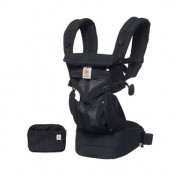 Ergobaby Omni 360 Cool Air Mesh Baby Carrier All-In-One BCS360PONYX - Onyx Black