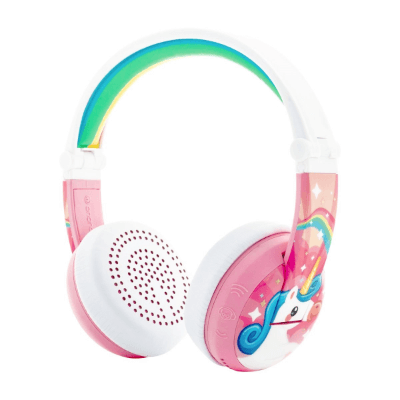 Onanoff BuddyPhones WAVE Waterproof Wireless Children's Headset - Pink BP-BT-WV-UNICORN