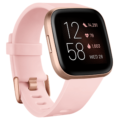 Fitbit Versa 2 Smartwatch - Petal Copper Rose FB507RGPK-FRCJK/L