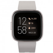 Fitbit Versa 2 Smartwatch - Grey Mist FB507GYSR-FRCJK/L