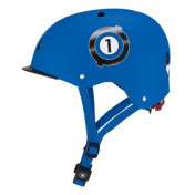 Globber Helmets Elite Lights LED Flashing Children's Helmet (48-53cm) Racling Blue 