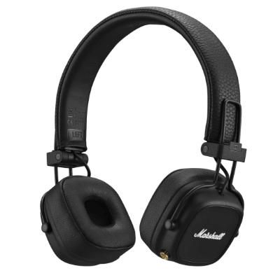 Marshall Major IV Bluetooth Headphones - Black MHP-95773
