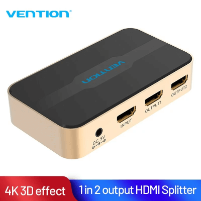 Vention HDMI Splitter (1 Input / 2 Output) UH-VS1I2O