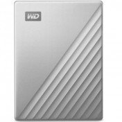 WD My Passport Ultra for MAC (2TB/4TB/5TB) USB-C Portable Hard Disk - WDBPMV0040BSL (Silver)