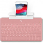 Logitech Keys-to-Go Ultra Slim Portable Wireless Keyboard - Pink 920-010039