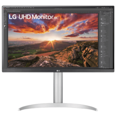LG 27" 4K UHD UltraFine HDR10 FreeSync VESA DisplayHDR 400 USB-C Monitor - White 27UP850-W/EP