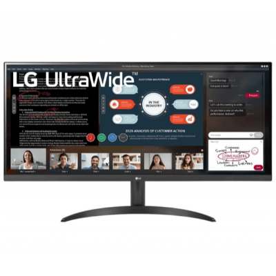 LG 34" UltraWide 21:9 FHD IPS 75Hz HDR10 FreeSync Monitor - Black 34WP500-B/EP