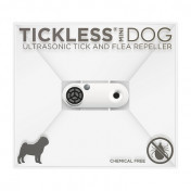 TICKLESS Mini Ultrasonic Tick and Flea Repeller for Dogs - White