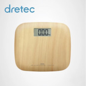 Dretec Body Scale - Natural Wood BS-171NW