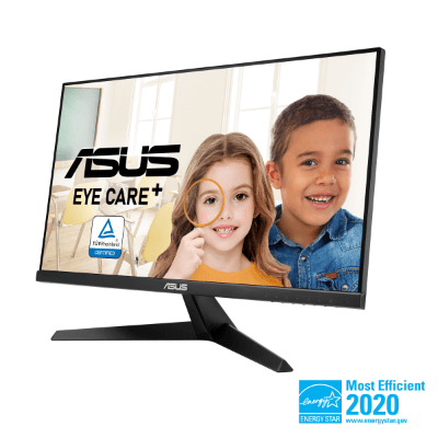Asus 23.8" FHD IPS 75Hz 1ms FreeSync Eye-care Antibacterial Monitor - Black VY249HE/EP