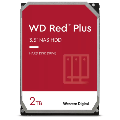 WD Red Plus 3.5" 2TB CMR NAS Hard Disk - WD20EFZX