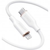 Anker PowerLine III Flow Type-C to MFi Lightning Connector (6ft/1.8m) - Cloud White A8663H21