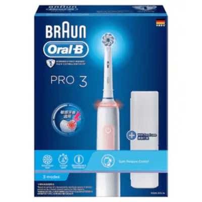 Oral-B Pro 3 Electric Toothbrush - Pink