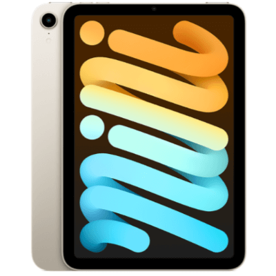 Apple iPad Mini (6th Gen) 8.3" Wi-Fi + Cellular 64GB - Starlight MK8C3ZP/A