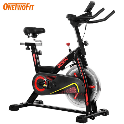 OneTwoFit 40-pound flywheel exercise bike OT124