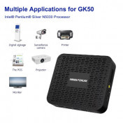 Minisforum GK50 N5030/8GB/256GB/Win10 Pro Mini PC CS-MFGK50