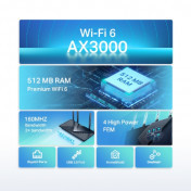 TP-Link Archer AX55 - AX3000 Dual-Band Gigabit Wi-Fi 6 Router
